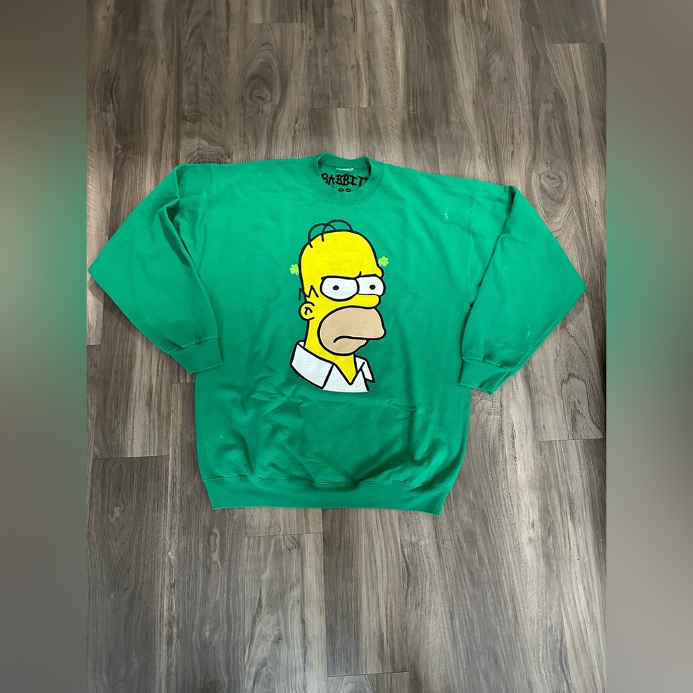Babbitt Revived Angry Homer ‘Green’ Crewneck
